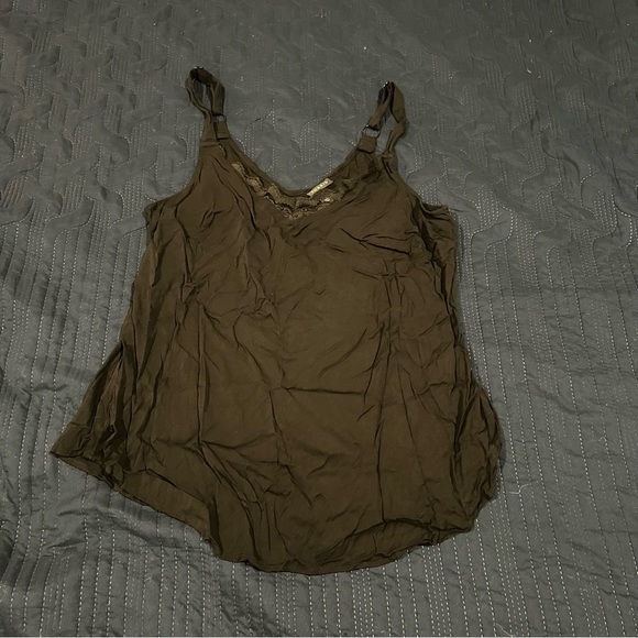 Torrid Sophie Black Ruched Cami Tank Top | Size 0 (L/XL) | Rayon Stretch - Picture 10 of 14